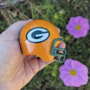 Mini Green Bay Packers Helmet Bottle Opener 2" Football Cheese Head Fan Gift